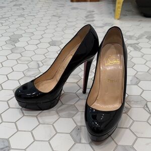 Christian Louboutin Glossy Black Heels